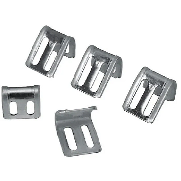Half-rubber spring clip